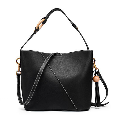 Rmrebecca New broadband single shoulder slanting large capacity multi touch leather handbag bucket package
Rmrebecca New broadband single shoulder slanting large capacity multi touch leather handbag bucket package