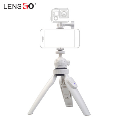 LENSGO L322 Portable Multi-functional Tabletop Tripod with Phone Holder BT Remote Control for DSLRILDC Camera for iPhone Samsung
LENSGO L322 Portable Multi-functional Tabletop Tripod with Phone Holder BT Remote Control for DSLRILDC Camera for iPhone Samsung
