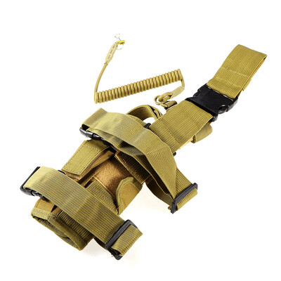 Outdoor Hunting Shooting Gear Holster Thigh Leg Gear Holster Pouch Wrap-around with Coil Lanyard
Outdoor Hunting Shooting Gear Holster Thigh Leg Gear Holster Pouch Wrap-around with Coil Lanyard