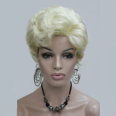 Short Fluffy Natural Wave Blonde Full Synthetic Wigs Womens Hair Wig 6 colors for choose
Short Fluffy Natural Wave Blonde Full Synthetic Wigs Womens Hair Wig 6 colors for choose