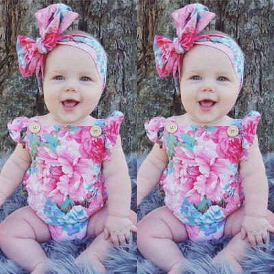 Toddler Baby Girls Floral Romper Bodysuit Jumpsuit Headband Outfits Sunsuit Set
Toddler Baby Girls Floral Romper Bodysuit Jumpsuit Headband Outfits Sunsuit Set