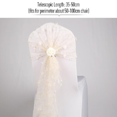 Chair Sash Bow Elastic Chair Ribbon Back Tie Bands Flower for Wedding Party Ceremony Banquet
Chair Sash Bow Elastic Chair Ribbon Back Tie Bands Flower for Wedding Party Ceremony Banquet