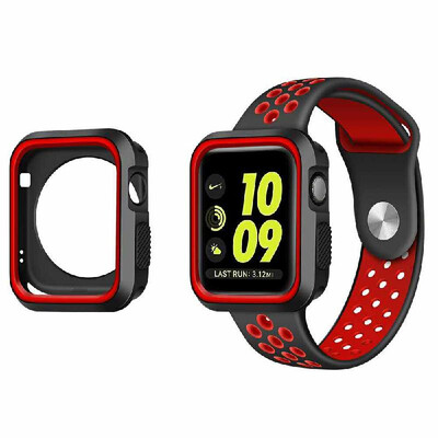 Dual Colors Soft Silicone Case Bumper Protective Watch Case Shell For Apple Nike watchband Watch Series 1 2 3 Cover Frame Full Pro
Dual Colors Soft Silicone Case Bumper Protective Watch Case Shell For Apple Nike watchband Watch Series 1 2 3 Cover Frame Full Pro