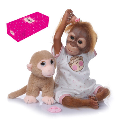 Decdeal 21 inch Realistic Baby Monkey Doll Lifelike Reborn Baby Monkey Handmade Detailed Painting Art Dolls with Pink Dress
Decdeal 21 inch Realistic Baby Monkey Doll Lifelike Reborn Baby Monkey Handmade Detailed Painting Art Dolls with Pink Dress