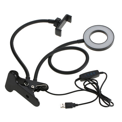 Controllable Selfie Ring Light with Clamp Cell Phone Holder for Live Stream Video Chat Flexible Long Arms Lazy Bracket for Easy W
Controllable Selfie Ring Light with Clamp Cell Phone Holder for Live Stream Video Chat Flexible Long Arms Lazy Bracket for Easy W