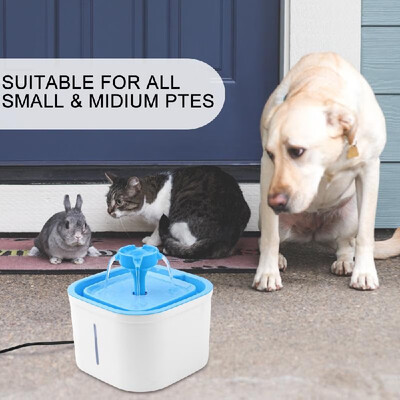 Pet Water Fountain Round Nozzle UV Sterilize Power-off Protection Drink Dispenser with Clear Water Level Window
Pet Water Fountain Round Nozzle UV Sterilize Power-off Protection Drink Dispenser with Clear Water Level Window