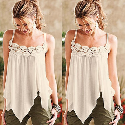 Fashion Womens Summer Lace Vest Top Sleeveless Blouse Casual Tank Tops T-Shirt M L XL
Fashion Womens Summer Lace Vest Top Sleeveless Blouse Casual Tank Tops T-Shirt M L XL