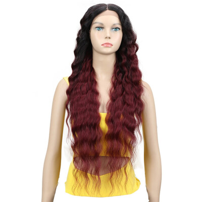 Noble Hair Lace Front ombre blonde Wig 30 Inch Long Wavy Dark Root Synthetic Wigs 2 Colors Available Free Ship
Noble Hair Lace Front ombre blonde Wig 30 Inch Long Wavy Dark Root Synthetic Wigs 2 Colors Available Free Ship