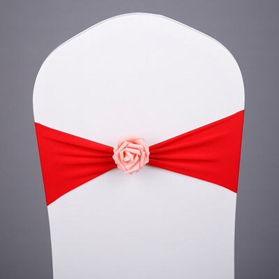 Chair Sash Bow Elastic Chair Ribbon Back Tie Bands Pink Flower for Wedding Party Ceremony Banquet
Chair Sash Bow Elastic Chair Ribbon Back Tie Bands Pink Flower for Wedding Party Ceremony Banquet
