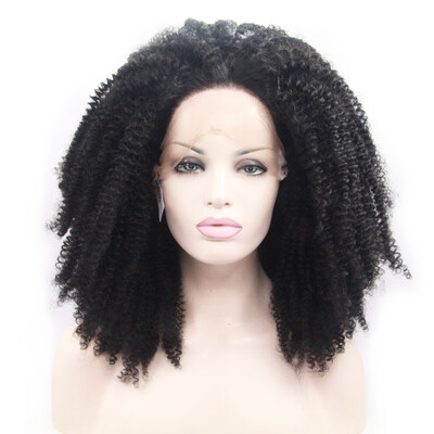 Amazing Star Short Black Curly Wig Synthetic Curly Hair Wigs Lace Frontal Wigs Heat Resistant Wigs Free Part
Amazing Star Short Black Curly Wig Synthetic Curly Hair Wigs Lace Frontal Wigs Heat Resistant Wigs Free Part