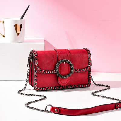 Small bag female 2019 new cool womens bag Korean version of the fresh PU leather fashion single shoulder Messenger bag 
Small bag female 2019 new cool womens bag Korean version of the fresh PU leather fashion single shoulder Messenger bag