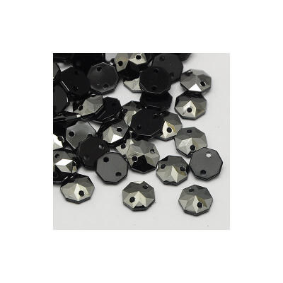 Sew on Rhinestone Taiwan Acrylic Rhinestone Two Holes Garments Accessories Faceted Octagon DarkGray 10x95x3mm Hole 1mm
Sew on Rhinestone Taiwan Acrylic Rhinestone Two Holes Garments Accessories Faceted Octagon DarkGray 10x95x3mm Hole 1mm