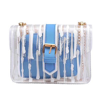 Tailored Women Messenger Striped Crossbody Bag Chains Candy Color Jelly Bag 2Pcs Handbag
Tailored Women Messenger Striped Crossbody Bag Chains Candy Color Jelly Bag 2Pcs Handbag