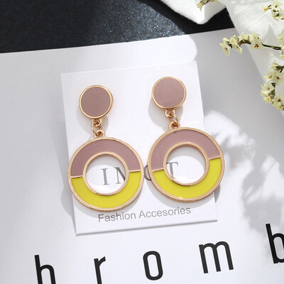 Womens Earrings Korean Style Metal Geometry Acrylic Vintage Drop Long Earrings Fashion Jewelry Winter 2019 Accesorios Mujer
Womens Earrings Korean Style Metal Geometry Acrylic Vintage Drop Long Earrings Fashion Jewelry Winter 2019 Accesorios Mujer