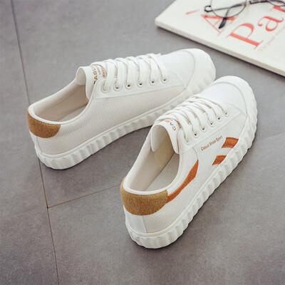 White shoes female 2019 autumn new students Joker autumn canvas shoes female Korean version of plate shoes autumn shoes summer tid
White shoes female 2019 autumn new students Joker autumn canvas shoes female Korean version of plate shoes autumn shoes summer tid
