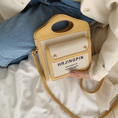 Qiao Bani 2019 new South Korea ulzzang retro wind hit color canvas handbag shoulder diagonal tide handbag
Qiao Bani 2019 new South Korea ulzzang retro wind hit color canvas handbag shoulder diagonal tide handbag