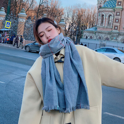 Korean students autumn&winter new color matching plaid scarf female double-sided demolition cashmere shawl warm thick scarf
Korean students autumn&winter new color matching plaid scarf female double-sided demolition cashmere shawl warm thick scarf