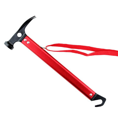 Outdoor Multi-function Hammer Aluminum Hooks Wild Survival Equipment Life-saving with Tent Stake Remover for Rain Fly Tent Camping
Outdoor Multi-function Hammer Aluminum Hooks Wild Survival Equipment Life-saving with Tent Stake Remover for Rain Fly Tent Camping