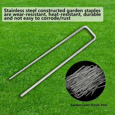 Greensen 100Pcs Stainless Steel Ground Garden Staple Pins Weed Barrier Fabric Stake Fixed Accessories
Greensen 100Pcs Stainless Steel Ground Garden Staple Pins Weed Barrier Fabric Stake Fixed Accessories