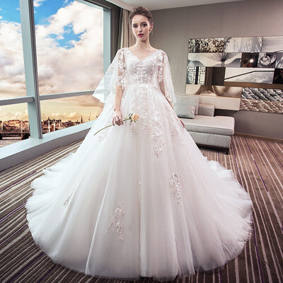 PlentyFunsein 2018 New style plus size Empire long train wedding dress hot sale free shipping A024
PlentyFunsein 2018 New style plus size Empire long train wedding dress hot sale free shipping A024