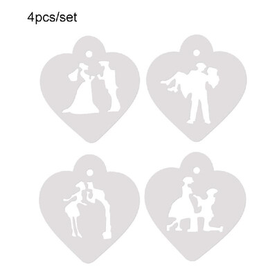 4pcsset Cake Cookie Stencil Mold Heart Flower Words Fondant Set for Wedding Cake Side Decoration Mould Baking Pastry Spray Tool
4pcsset Cake Cookie Stencil Mold Heart Flower Words Fondant Set for Wedding Cake Side Decoration Mould Baking Pastry Spray Tool