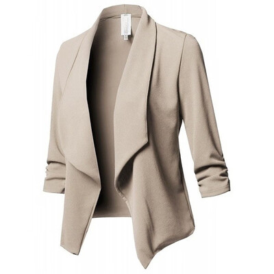 Women Autumn Fashion Casual Lapel Blazer Coat Long Sleeve Solid Color OL Cardigan Outwear Plus Size
Women Autumn Fashion Casual Lapel Blazer Coat Long Sleeve Solid Color OL Cardigan Outwear Plus Size