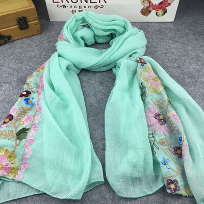 Spring&Autumn New Embroidery Embroidered National Wind Gifts Women Fresh Japanese&Korean Wind Cotton Scarf Shawl Keep Warm
Spring&Autumn New Embroidery Embroidered National Wind Gifts Women Fresh Japanese&Korean Wind Cotton Scarf Shawl Keep Warm
