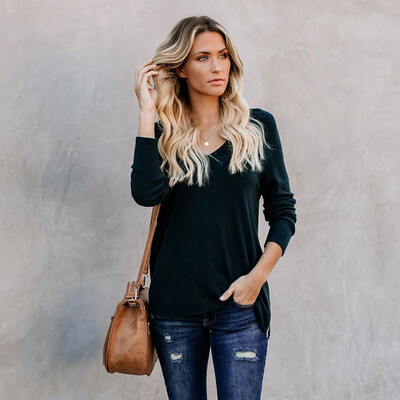 Starmoon Women Solid Lady Long Sleeve Loose Zipper V Neck Tops Shirt Casual Tunic Blouse
Starmoon Women Solid Lady Long Sleeve Loose Zipper V Neck Tops Shirt Casual Tunic Blouse