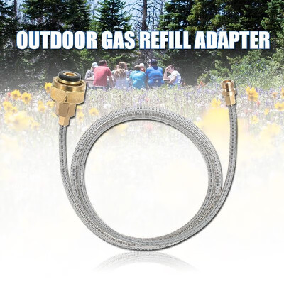 Outdoor Gas Refill Adapter Camping Stove Valve Propane Tank Refill Adapter Refilling Gas Cylinders for Flat Tank
Outdoor Gas Refill Adapter Camping Stove Valve Propane Tank Refill Adapter Refilling Gas Cylinders for Flat Tank