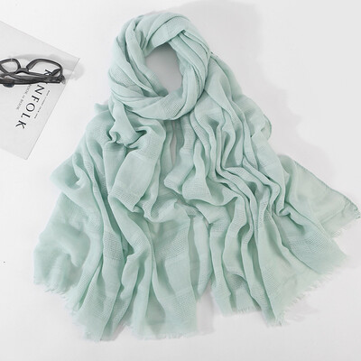 Spring new cotton&linen national wind solid color hollow scarf foreign trade Sen literary wind lady shawl
Spring new cotton&linen national wind solid color hollow scarf foreign trade Sen literary wind lady shawl