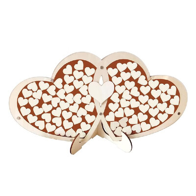 Portable Delicate Wooden Wedding Supplies Double-Heart Desk Sign In Decoration With Big And Small Loving-Heart And Bracket
Portable Delicate Wooden Wedding Supplies Double-Heart Desk Sign In Decoration With Big And Small Loving-Heart And Bracket