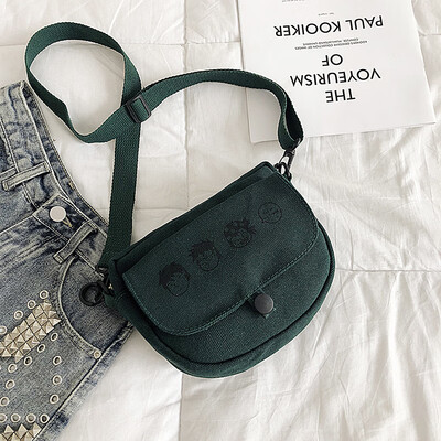 Fashion personality printing Messenger bag 2019 new casual simple wild shoulder bag female cartoon cute canvas bag
Fashion personality printing Messenger bag 2019 new casual simple wild shoulder bag female cartoon cute canvas bag