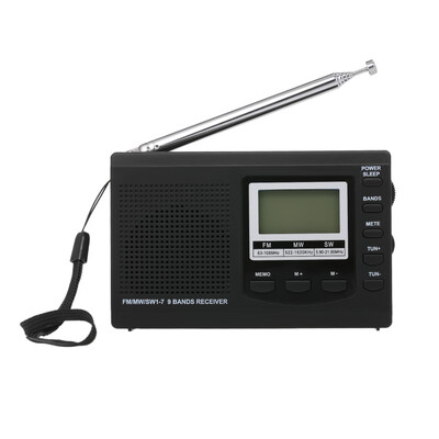 FM AM SW Radio Multiband Digital Stereo Radio Receiver Earphone Output Time Display Alarm Clock External Rotatable Antenna
FM AM SW Radio Multiband Digital Stereo Radio Receiver Earphone Output Time Display Alarm Clock External Rotatable Antenna