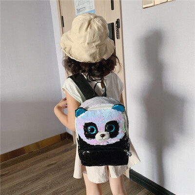 Panda sequins animal schoolbags cartoon girls cute kindergartens baby backpacks childrens shoulder bags 1-3-5 year tide
Panda sequins animal schoolbags cartoon girls cute kindergartens baby backpacks childrens shoulder bags 1-3-5 year tide