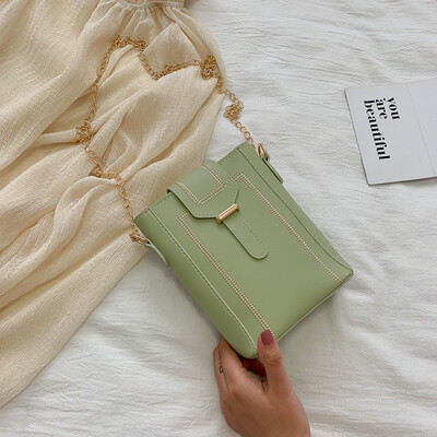 Small fresh casual wild temperament Messenger bag female 2019 new fashion simple sewing thread chain shoulder bag
Small fresh casual wild temperament Messenger bag female 2019 new fashion simple sewing thread chain shoulder bag