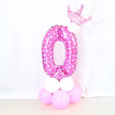 FUNNYBUNNY Mix set 30" Numbers 0-9 pink&Blue Typ foil balloons Birthday Party balloons Pink With Crown Shape
FUNNYBUNNY Mix set 30" Numbers 0-9 pink&Blue Typ foil balloons Birthday Party balloons Pink With Crown Shape