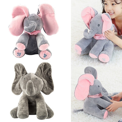Funny Peek A Boo Electric Musical Elephant Plush Doll Stuffed Animals Ears Flap Singing Toy Baby
Funny Peek A Boo Electric Musical Elephant Plush Doll Stuffed Animals Ears Flap Singing Toy Baby
