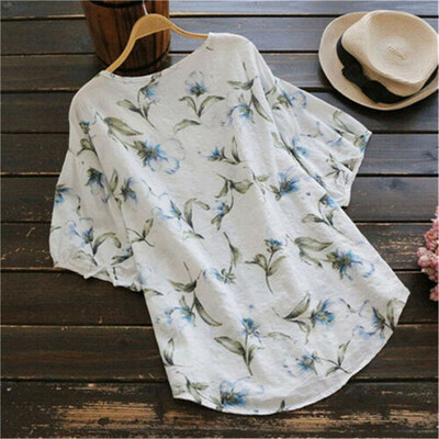 Plus Size Womens Summer Floral V Neck Blouses Loose Office Tops Tunic T Shirts
Plus Size Womens Summer Floral V Neck Blouses Loose Office Tops Tunic T Shirts