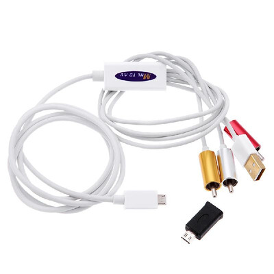 Full HD 1080P Micro USB 5Pin MHL to RCA HDTV Adapter AV Cable for Samsung Galaxy S2 S3 S4 Note 2 3 etc
Full HD 1080P Micro USB 5Pin MHL to RCA HDTV Adapter AV Cable for Samsung Galaxy S2 S3 S4 Note 2 3 etc