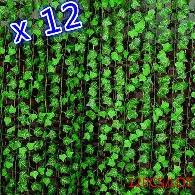 8x9cm 12pcs Green Manmade Ivy Leaf Plants Vine Fake Foliage Flowers Home Decor 8ft Restaurant Decor
8x9cm 12pcs Green Manmade Ivy Leaf Plants Vine Fake Foliage Flowers Home Decor 8ft Restaurant Decor