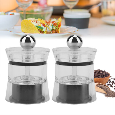 2pcs Set Mini Manual Pepper Spice Grinder Muller Kitchen Grinding Tool Pepper Muller Mini Pepper Grinder 
2pcs Set Mini Manual Pepper Spice Grinder Muller Kitchen Grinding Tool Pepper Muller Mini Pepper Grinder