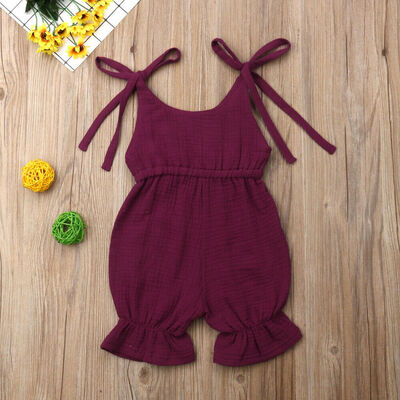 Baby Girl Solid Romper Kids Suspender Pants Toddler Jumpsuit Playsuit Sunsuit
Baby Girl Solid Romper Kids Suspender Pants Toddler Jumpsuit Playsuit Sunsuit