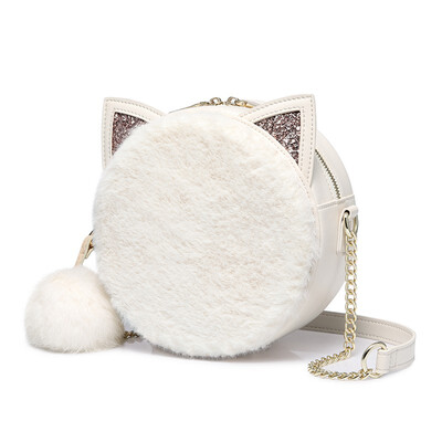 Marsoul new ladies round crossbody bag fashion shoulder bag plush small round bag round bag
Marsoul new ladies round crossbody bag fashion shoulder bag plush small round bag round bag