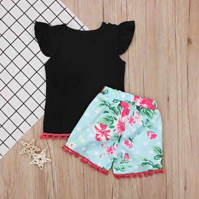 2018 New Hot Selling 2Pcs Summer Clothes 1-7T Infant Kids Baby Girl T Shirts TopShort Pantts Outfits Suit
2018 New Hot Selling 2Pcs Summer Clothes 1-7T Infant Kids Baby Girl T Shirts TopShort Pantts Outfits Suit