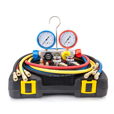 Ktaxon 4 Way AC Diagnostic Manifold Gauge Set for Freon Charging&Vacuum Pump Evacuation Fits R134A R410A&R22 Refrige
Ktaxon 4 Way AC Diagnostic Manifold Gauge Set for Freon Charging&Vacuum Pump Evacuation Fits R134A R410A&R22 Refrige