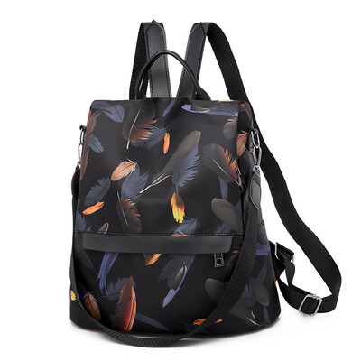 Summer new shoulder bag European&American fashion printing feather multi-function shoulder diagonal backpack
Summer new shoulder bag European&American fashion printing feather multi-function shoulder diagonal backpack