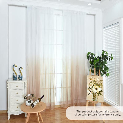 39 79inches Polyester Semi-Blackout Gradient Color Window Curtain Panel Living Room Bedroom Hotel Divider Voile Curtain with Rod
39 79inches Polyester Semi-Blackout Gradient Color Window Curtain Panel Living Room Bedroom Hotel Divider Voile Curtain with Rod