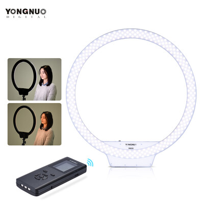 YONGNUO YN308 3200K5500K Bi-Color Temperature Wireless Remote LED Ring Video Light Annular&Frameless Appearance Design Adjust
YONGNUO YN308 3200K5500K Bi-Color Temperature Wireless Remote LED Ring Video Light Annular&Frameless Appearance Design Adjust