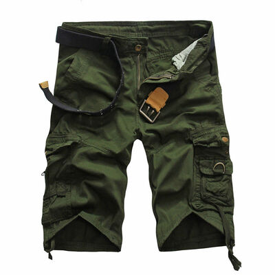 Men Sport Plain Cargo Shorts Military Combat Pants Multi-Pocket Waist Size 29-36 
Men Sport Plain Cargo Shorts Military Combat Pants Multi-Pocket Waist Size 29-36
