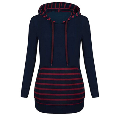 Starmoon Fashion Women Pullover Hooded Sweatshirt Striped Print Hoodies Kangaroo Pocket
Starmoon Fashion Women Pullover Hooded Sweatshirt Striped Print Hoodies Kangaroo Pocket